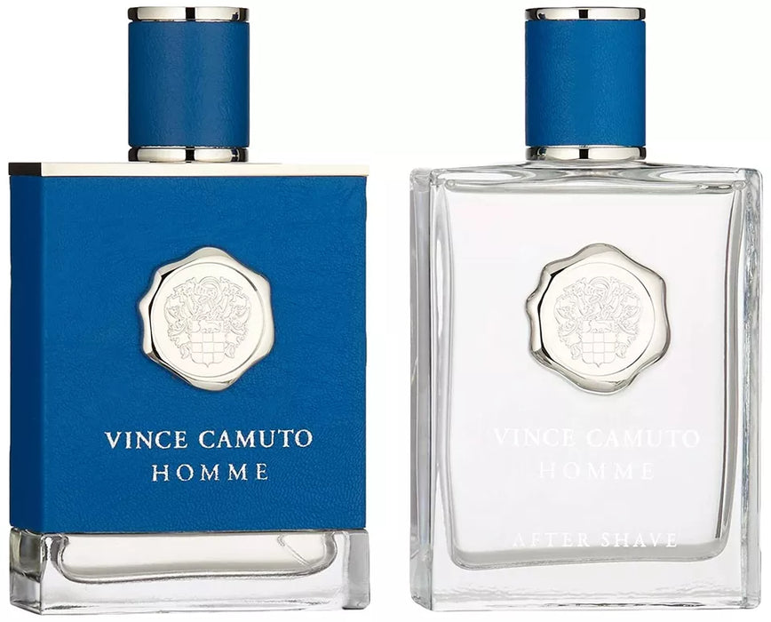 VINCE CAMUTO 2pc Vince Camuto Homme EDT Mens Cologne Spray & After Shave 3.4oz EA