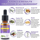 GOLD WORLD Rosemary Oil for Hair Growth,2 Pack Hair Growth Serum Products W/Scalp Massager