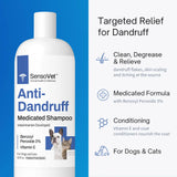 SensoVet Anti-Dandruff Medicated Shampoo for Cats & Dogs