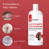 SensoVet Anti-Fungal & Anti-Bacterial Medicated Shampoo for Dogs & Cats 8 oz.