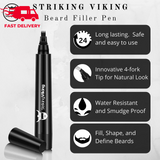 STRIKING VIKING 2x Pacinos Beard Pencil Filler Water Proof Long Lasting Coverage Moustache Beard