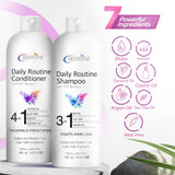 Roottina Daily Routine Shampoo and Conditioner, Fights Hair Loss