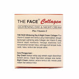 THE FACE Day + Night Cream Collagen Vitamin E Anti Aging Skin Elasticity