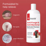 SensoVet Anti-Fungal & Anti-Bacterial Medicated Shampoo for Dogs & Cats