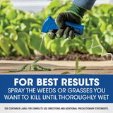 Roundup Weed and Grass Killer with Trigger Sprayer, Exclusive Formula - 1 Gal.