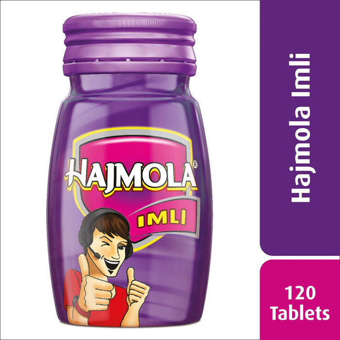 DABUR HAJIMOLA 3 Pack Tablets - Imli, 120 pcs each (Total 360 pcs)