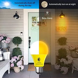 A19 Dusk To Dawn Bug Light Bulbs Outdoor Yellow Led Bug Light Bulb 10w 100w Equ