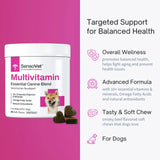 SensoVet Multivitamins Essential Canine Blend - 10 in 1 Formula - For Dogs