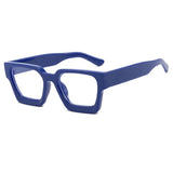 FELRES Thick Frame Myopia Nearsighted Glasses Men Women Anti Blue Light Retro Glasses