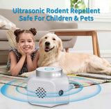 For Ultrasonic Mouse Repellent Squirrel Repeller Rodent Detector Rat Deter US