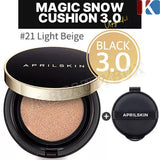 APRILSKIN Magic Snow Cushion 3.0+Refill #21 Light Beige KOREA FACE MAKEUP No.1