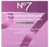 No7 Menopause Skincare Nourishing Overnight Cream 50ml.