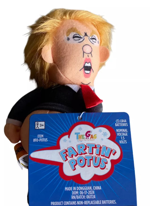 Farting Donald Trump Christmas Ornament-Funny He Farts Deck The Halls Men Women