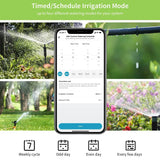 DIIVOO Outdoor Garden Faucet WiFi Sprinkler Timer 2 Zone Water Hose Timer 2 Outlet