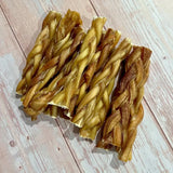 Extra Hard Braided Bully Sticks for Dogs, All Natural Dog Treats- Count 1pack single