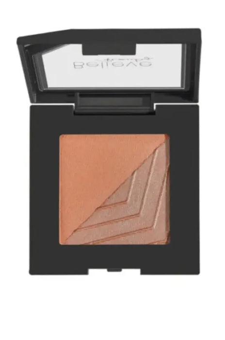 BELIEVE BEAUTY Major Monochrome Matte & Shimmer Blush Duo Risky Business