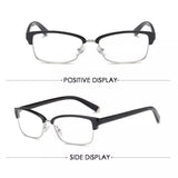 Unisex Reading Glasses (1.5x )Magnification Scratch Resistant Lenses Optical (Black)