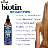 DIFEEL Biotin Oil to Help Prevent Hair Loss Hair Loss 99% Natural Blend