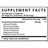 KETO Optimal max ketogenic weight loss formula 60 capsules.