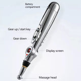 MIHJUSFDH Electronic Energy Massage Pen Heal Meridian Laser Acupressure Magnet Therapy