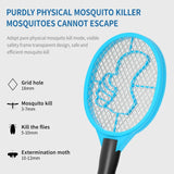 YT 2Pcs YT Mosqutio Fly Zapper Racket 2800V High Volt Insect Swatter Instant Attack