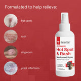 SensoVet Hot Spot & Rash Medicated Spray for Cats & Dogs Itch Relief