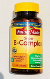 NATURE MADE Nature Made Super B Complex with Vitamin C and Folic Acid, 60 Tablets Immune