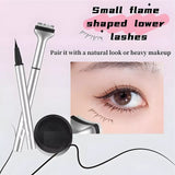 CMJSGG Lower Lash Stamp-Silicone Eyelash Stamp,Lower Eyelash Stamps Quick Eye Makeup (Black)