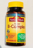 NATURE MADE Nature Made Super B Complex with Vitamin C and Folic Acid, 60 Tablets Immune