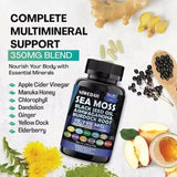 NIWEDAH Sea Moss Black Seed Oil Multivitamin 19798MG 2 Months Supply 120 Capsules