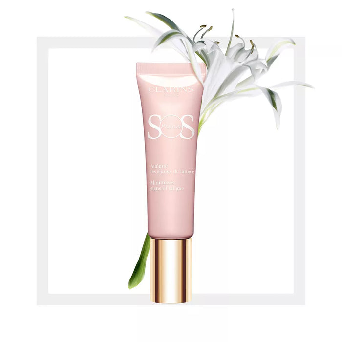 CLARINS SOS Face Primer LAVENDER Brightens Sallow Skin 1oz