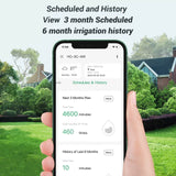 HIOAZO Smart Sprinkler Controller Irrigation System Watering Timer 6-Zone Cyclic Period