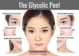 Glycolic Acid Face Peel Kit Medical Grade Pure Acne Scars Wrinkles Anti-Aging 10% 1oz