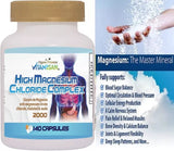 Cloruro de Magnesio Magnesium Chloride 2000 ultra 280 capsules high absorption