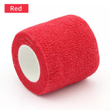 24pcs RED Tattoo Adhesive Bandage Grip Wrap Self Adherent Tape 5cm*4.5m