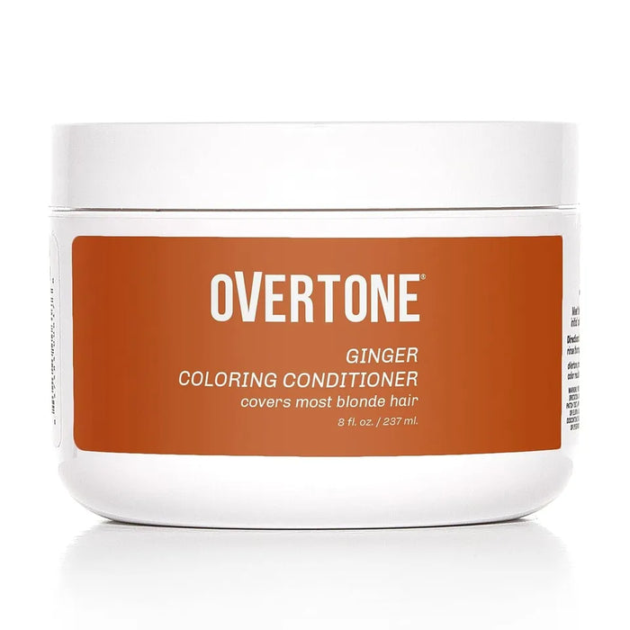 OVERTONE Haircare Ginger Coloring Conditioner with Shea Butter & Coconut Oil 8oz