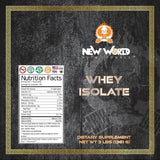 New World 3lb Bulk Whey Protein ISOLATE (NOT concentrate) Manufacturer Direct VANILLA