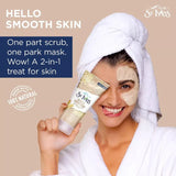 St.Ives Gentle Smooth Scrub & Mask OATMEAL 150ml (Pack Of 6).