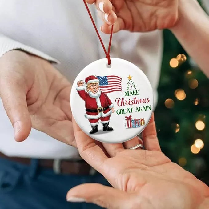 Donald trump ornament, Make America Great Again Christmas gift