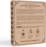 GOOD EARTH SUPPLY Premium Pantry Moth Traps Eco Friendly with Pheromone Attractants (6 Pack)