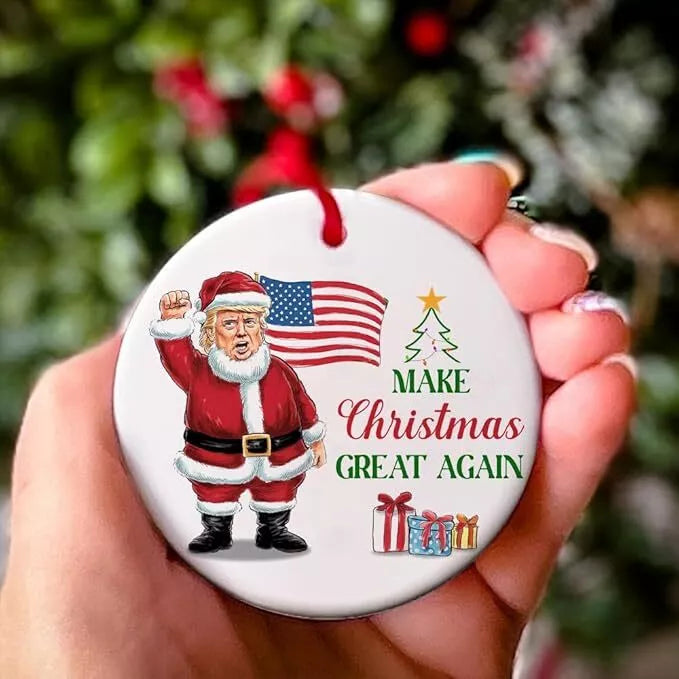 Donald trump ornament, Make America Great Again Christmas gift