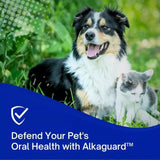 AlkaGuard Dental Wipes for Dogs & Cats, Oral Care Aid for Plaque/Tartar