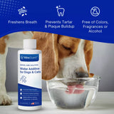 AlkaGuard Dental Water Additive for Dogs & Cats, Oral Care Aid for Plaque/Tartar