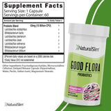 NATURALSLIM GOOD FLORA Probiotic Supplement - 7 Powerful Probiotic Strains & ...