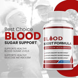 Blood Boost Formula- Blood Sugar Supplement Supports Glucose-60 Capsules