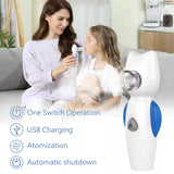 FEELLIFE Portable Inhaler, Handheld Steam Atomiser, for Kids Travel and Household use, with Audio Function