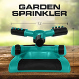 HBN 360° Automatic Rotating Garden Sprinkler | Lawn Sprinkler | Yard Sprinkler