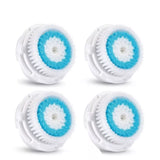 4-Pack Deep Pore Replacement Facial Brush Heads For Clarisonic Mia SmartPro