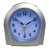 EQUITY BY LA CROSSE 21103 Equity by La Crosse Night Vision Silent Sweep Analog Alarm Clock - Silver