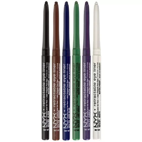 NYX Waterproof Retractable Eyeliner color MPE01 White